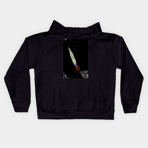 A Painting Brush Kids Hoodie by cajunhusker